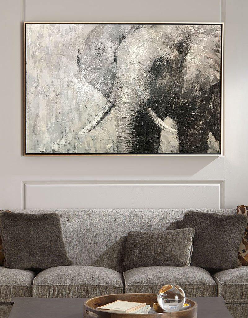 Abstract Elephant Art ANE05 - Neutralighting