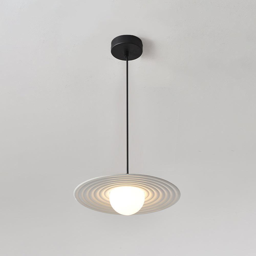 Arisha Minimalist Star Ring Pendant Light,Black/White - Neutralighting