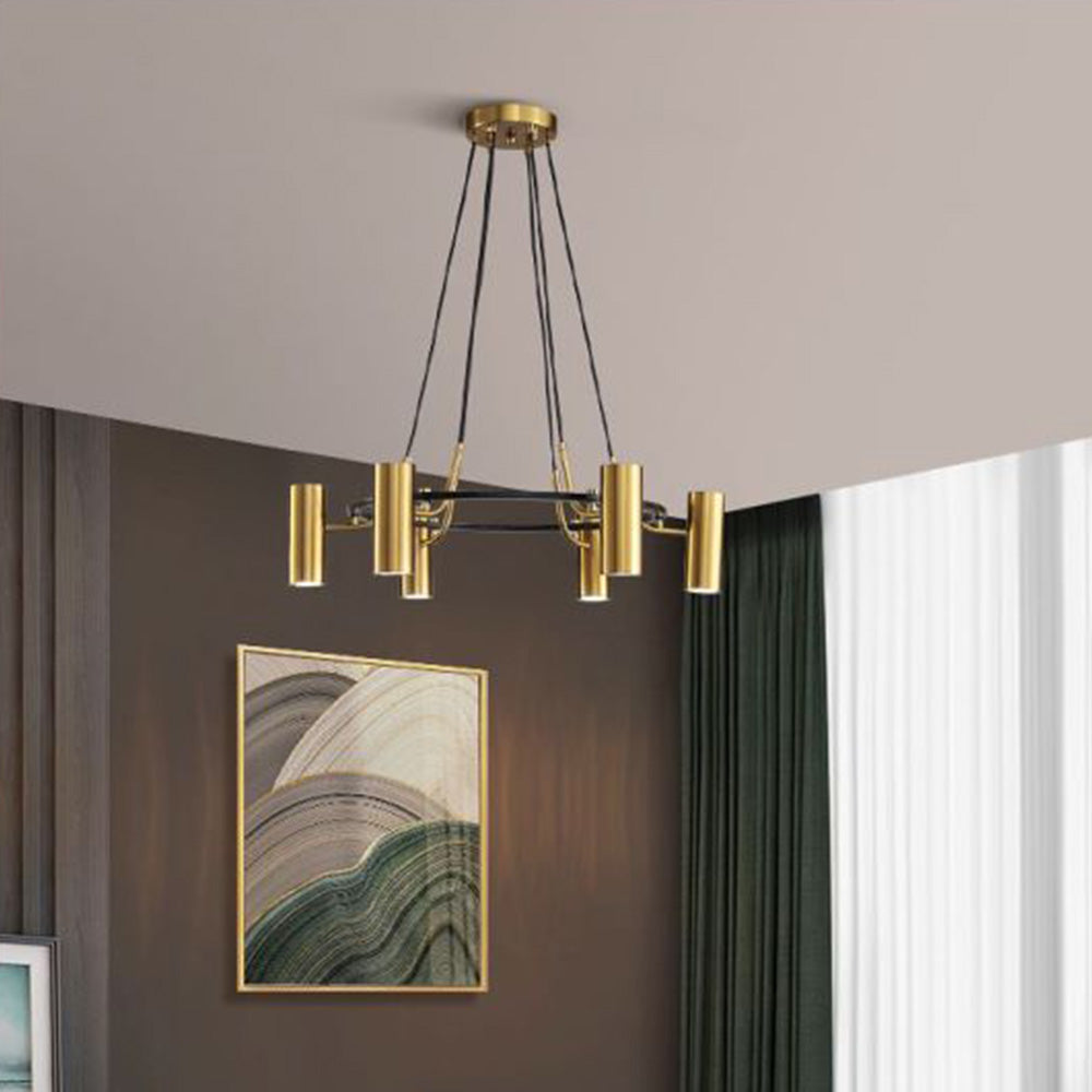 Arisha Modern Spotlight Metal Pendant Light, Gold - Neutralighting