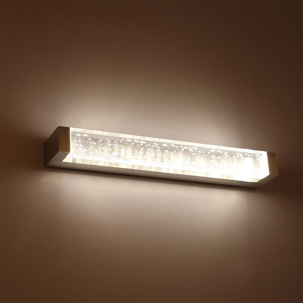 Arisha Transparent Rectangular Mirror Front Vanity LED Wall Lamp, Bathroom - Neutralighting