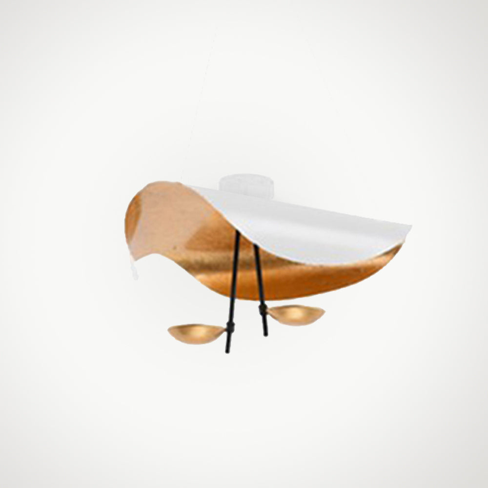 Airsha Pendant Light 3 Colour, Gold Foil Pendant Lights - Neutralighting