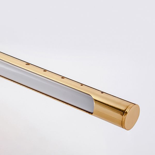 Tiffany Modern Linear Vanity Wall Lamp, Gold, Bathroom/Kitchen - Neutralighting