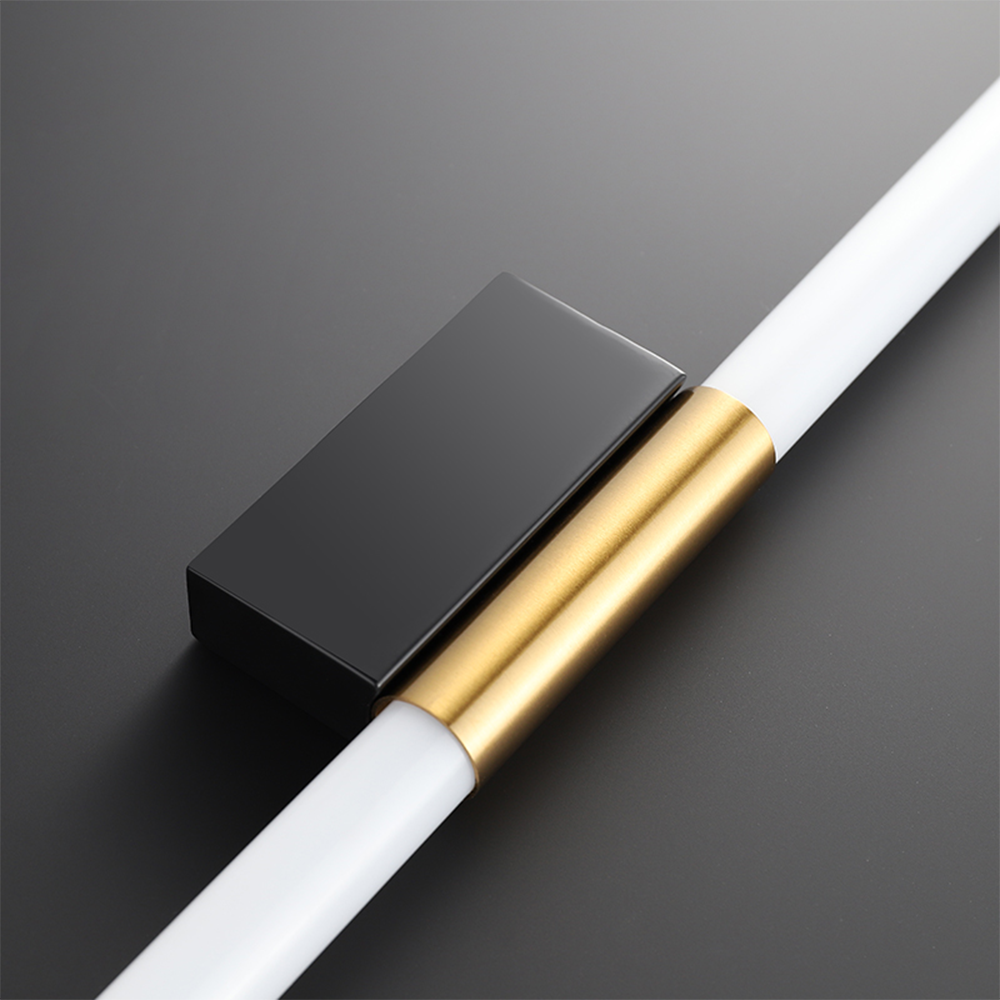 Arisha Modern Linear Cooper White Mirror Front Wall Lamp - Neutralighting