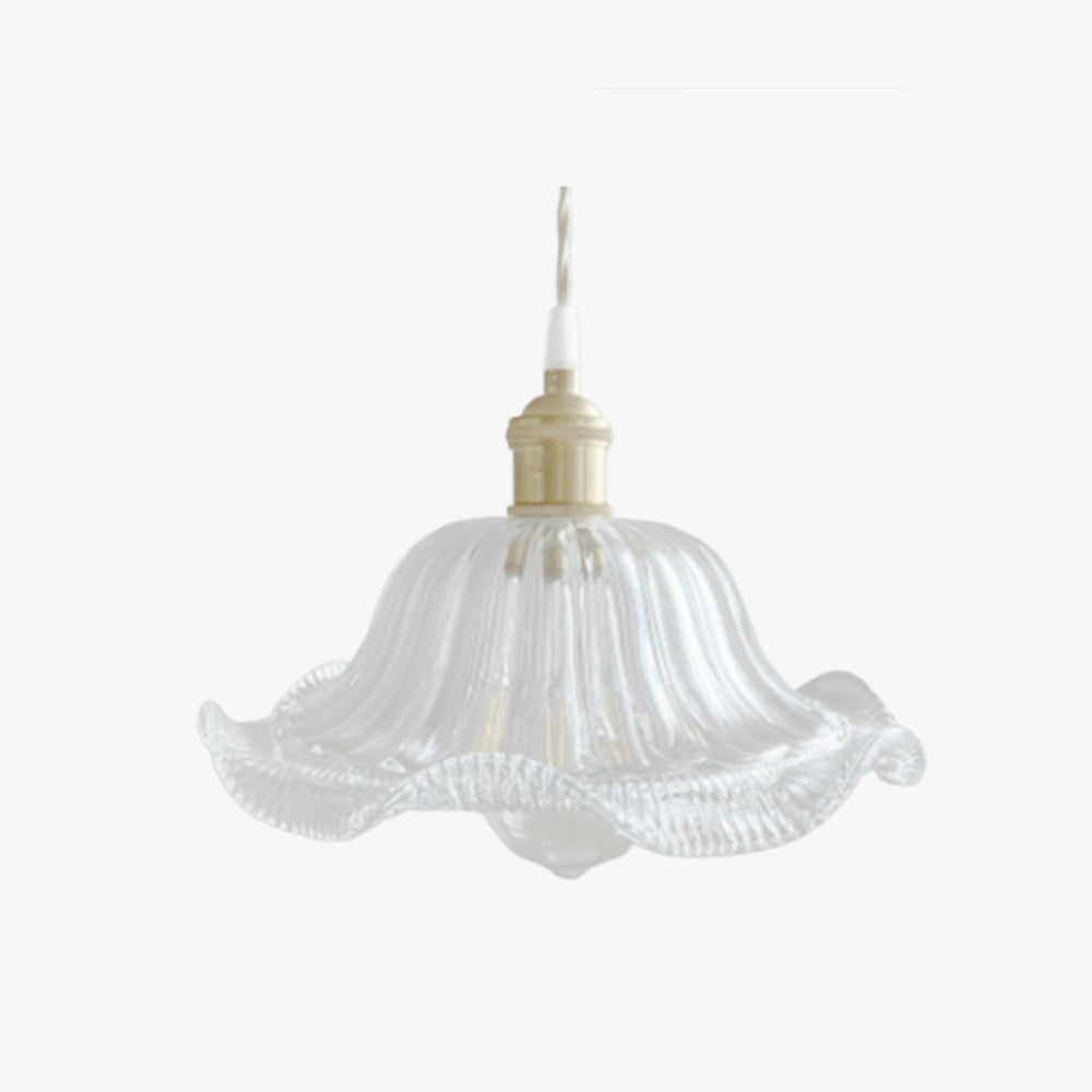 Valentina Art Deco Blown Brass & Glass Pendant Light, 7 Styles - Neutralighting