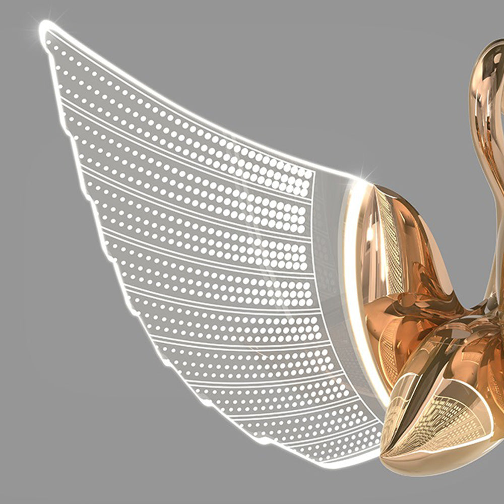 Arisha Modern Creative Swan Pendant Light, 2 Color - Neutralighting