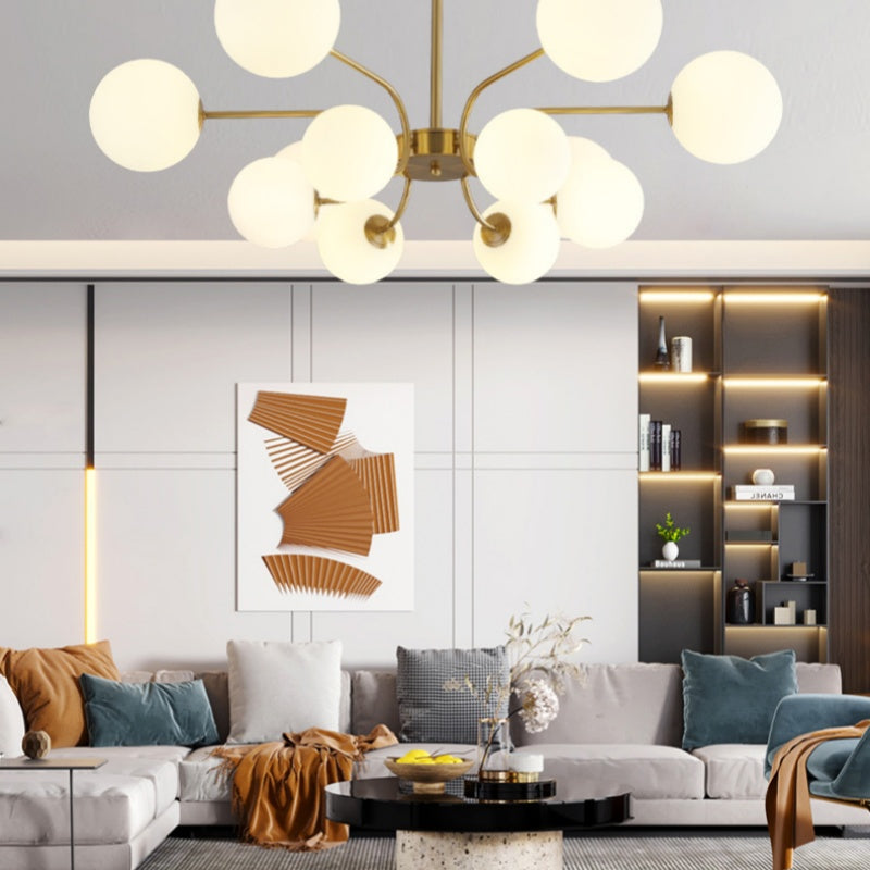 Valentina Modern LED Chandelier Chrome/Gold Living Room/Bedroom - Neutralighting