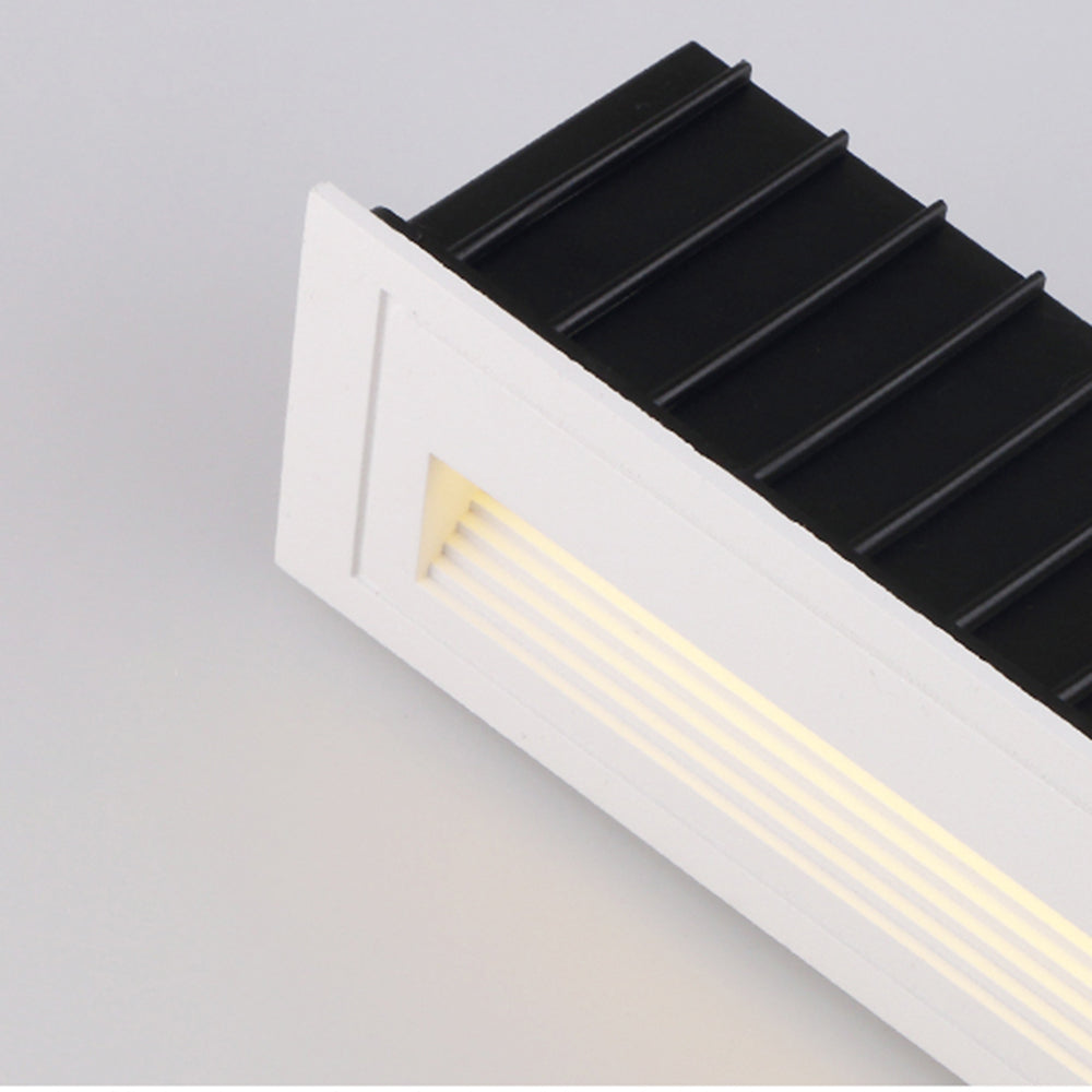 Ray Modern Metal Square Outdoor Deck/Step Light, Black - Neutralighting