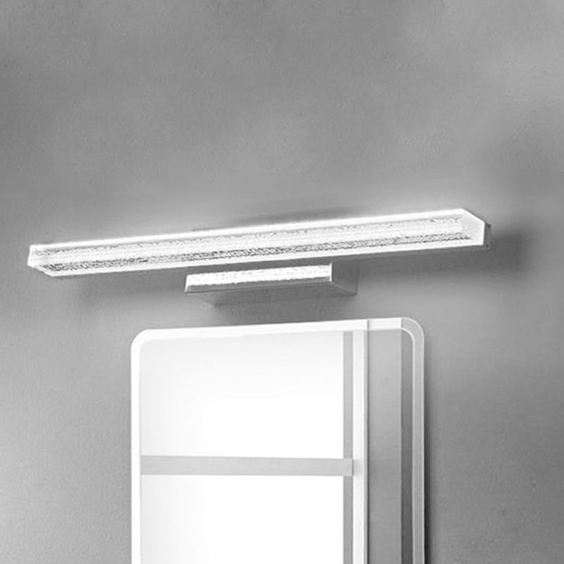 Arisha Modern Rectangular Metal Modern Wall Lamp, Silver - Neutralighting