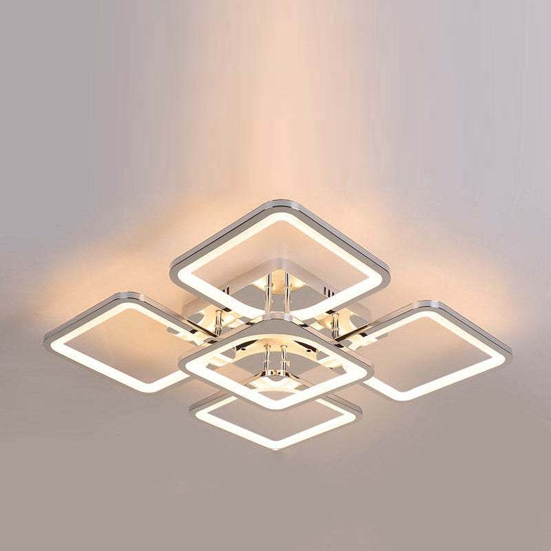 Arisha Modern Square Flush Mount Ceiling Light - Neutralighting