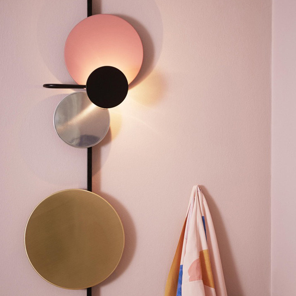 Aira Modern Art Deco Circular Colorful Metal Wall Lamp - Neutralighting