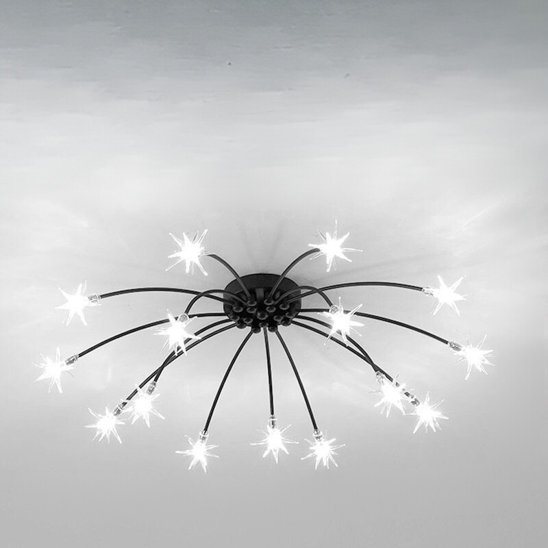 Arisha Art Deco Starry Flush Mount Ceiling Light - Neutralighting