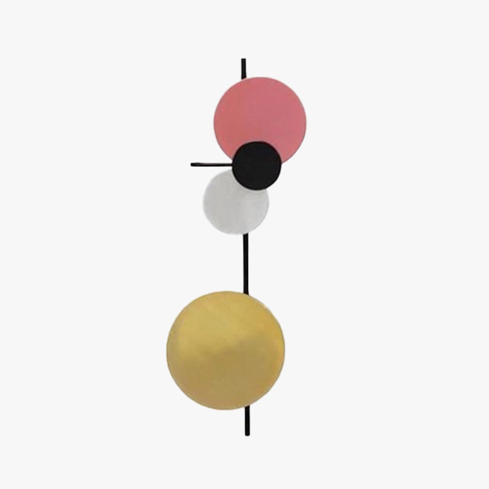 Aira Modern Art Deco Circular Colorful Metal Wall Lamp - Neutralighting