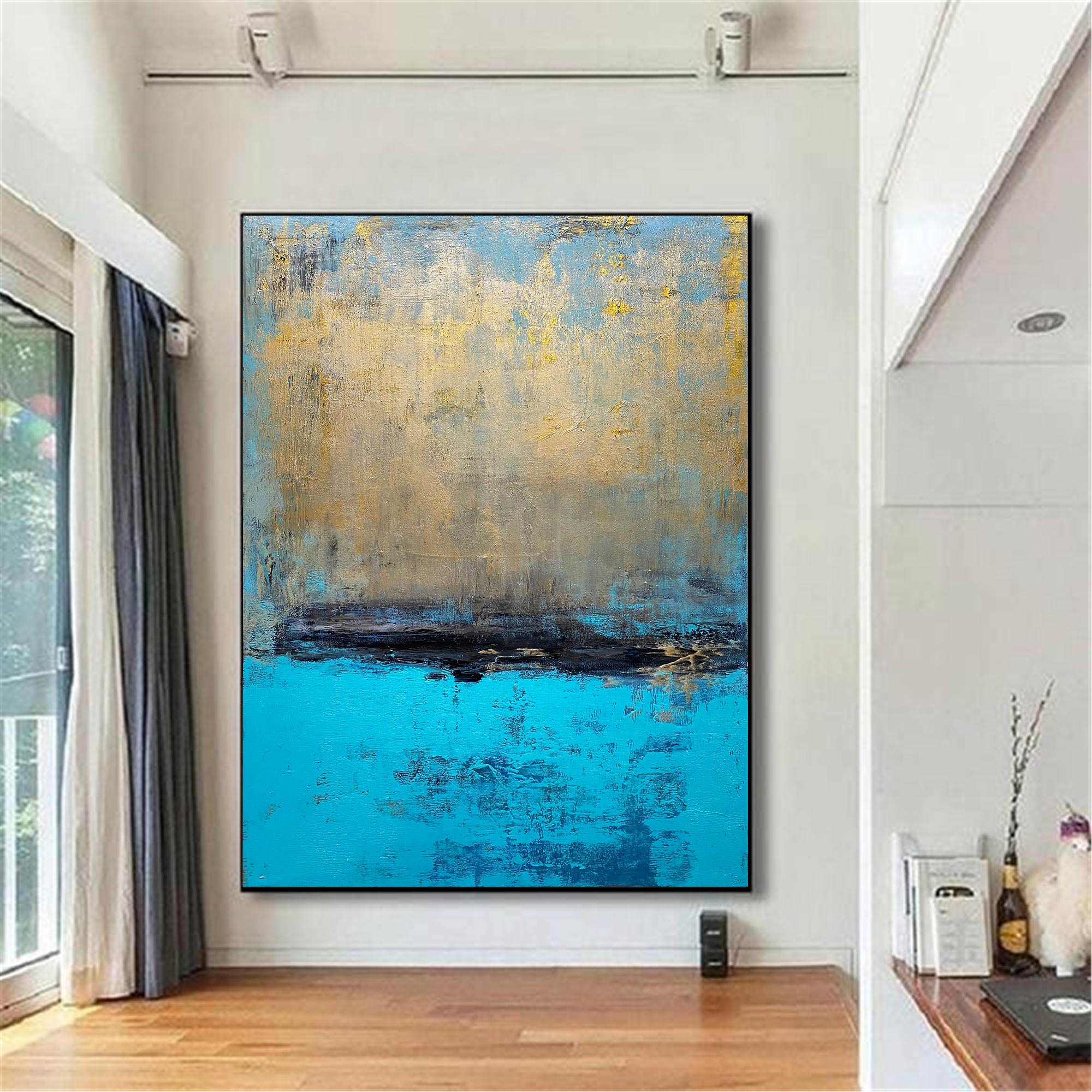 Abstract Sea Scenery Painting