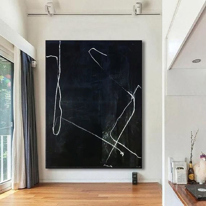 Black Abstract Painting