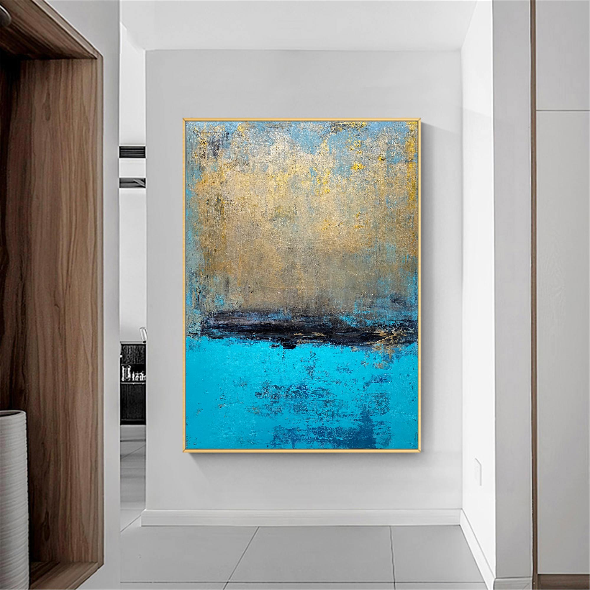 Abstract Sea Scenery Painting