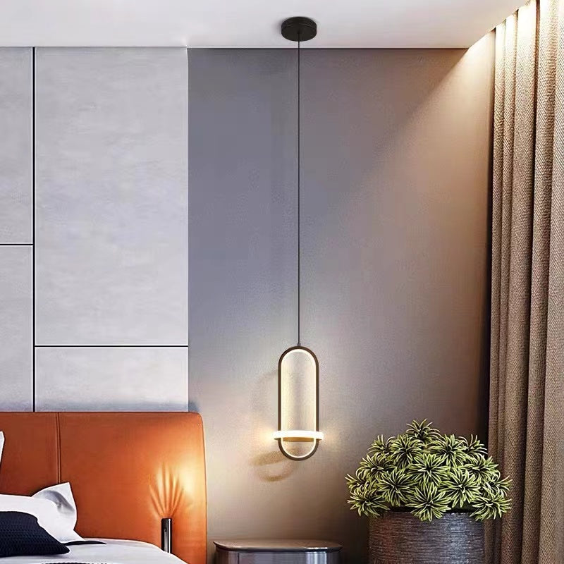 Arisha Modern Minimalist LED Ring Pendant Light Bedsides - Neutralighting