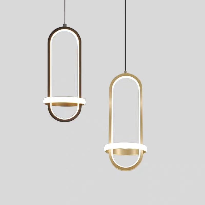 Arisha Modern Minimalist LED Ring Pendant Light Bedsides - Neutralighting