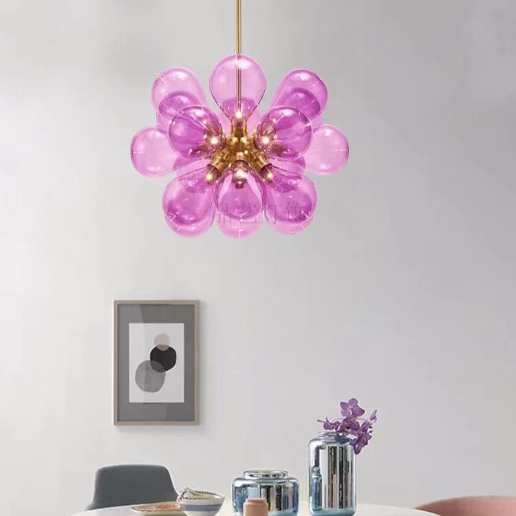 Valentina Chic Clustered Glass Bubble Pendant Light - Neutralighting