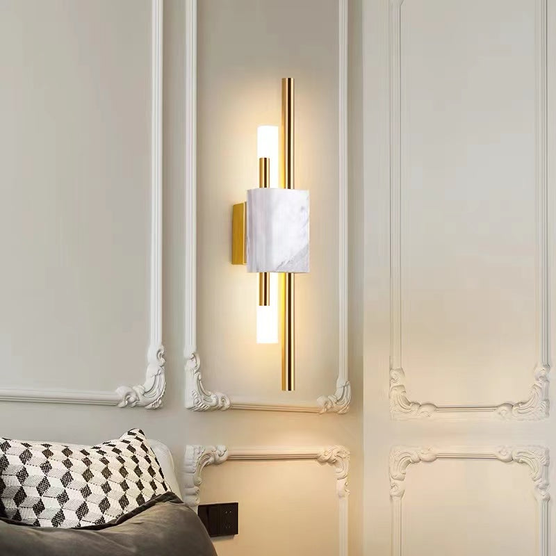 Arisha Modern Metal/Marble LED Wall Lamp - Neutralighting