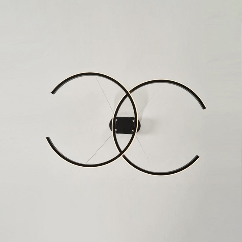 Arisha Modern Minimalist Pendant Light, Double-C - Neutralighting