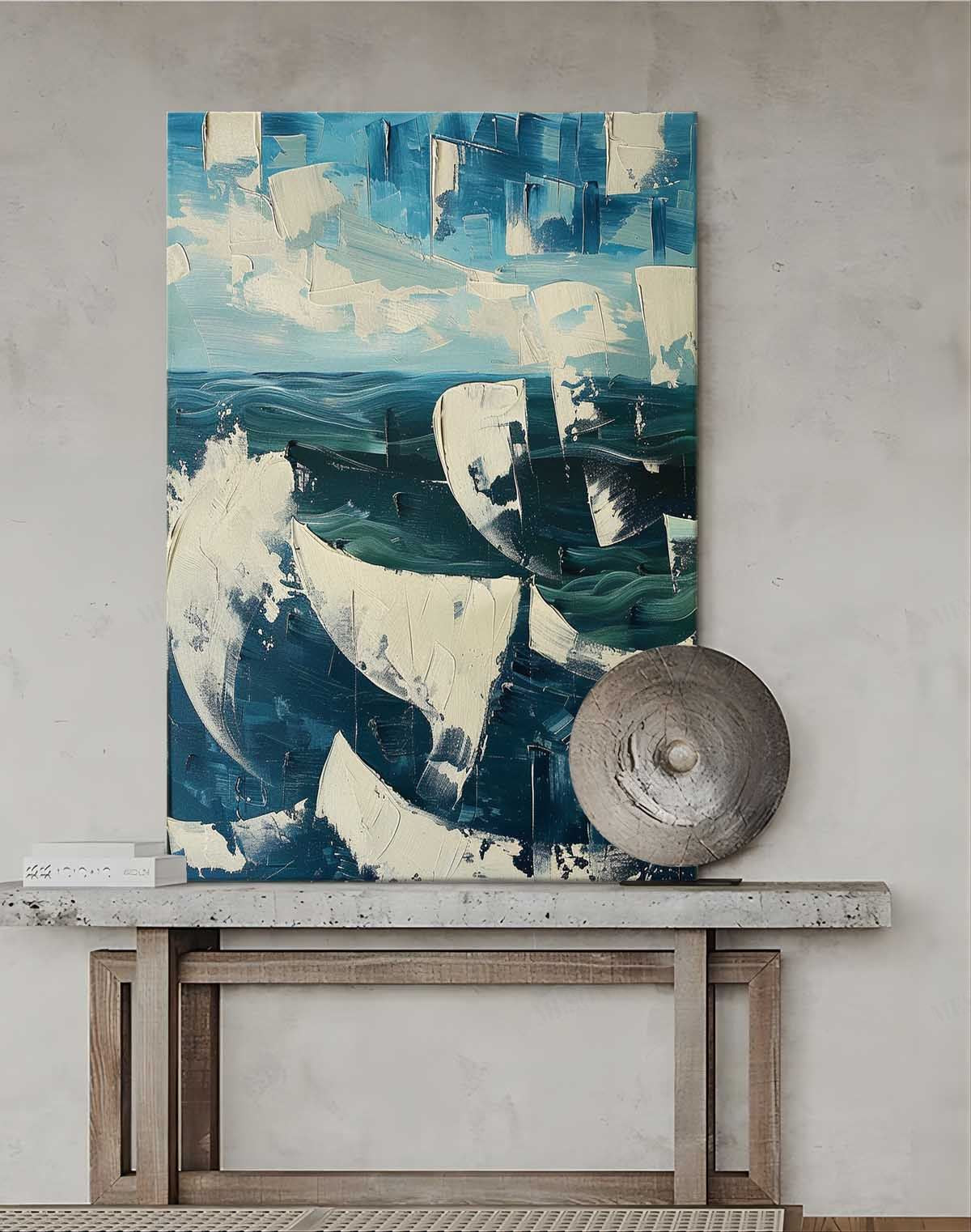 Plaster Art Texture Painting SG283 - Neutralighting