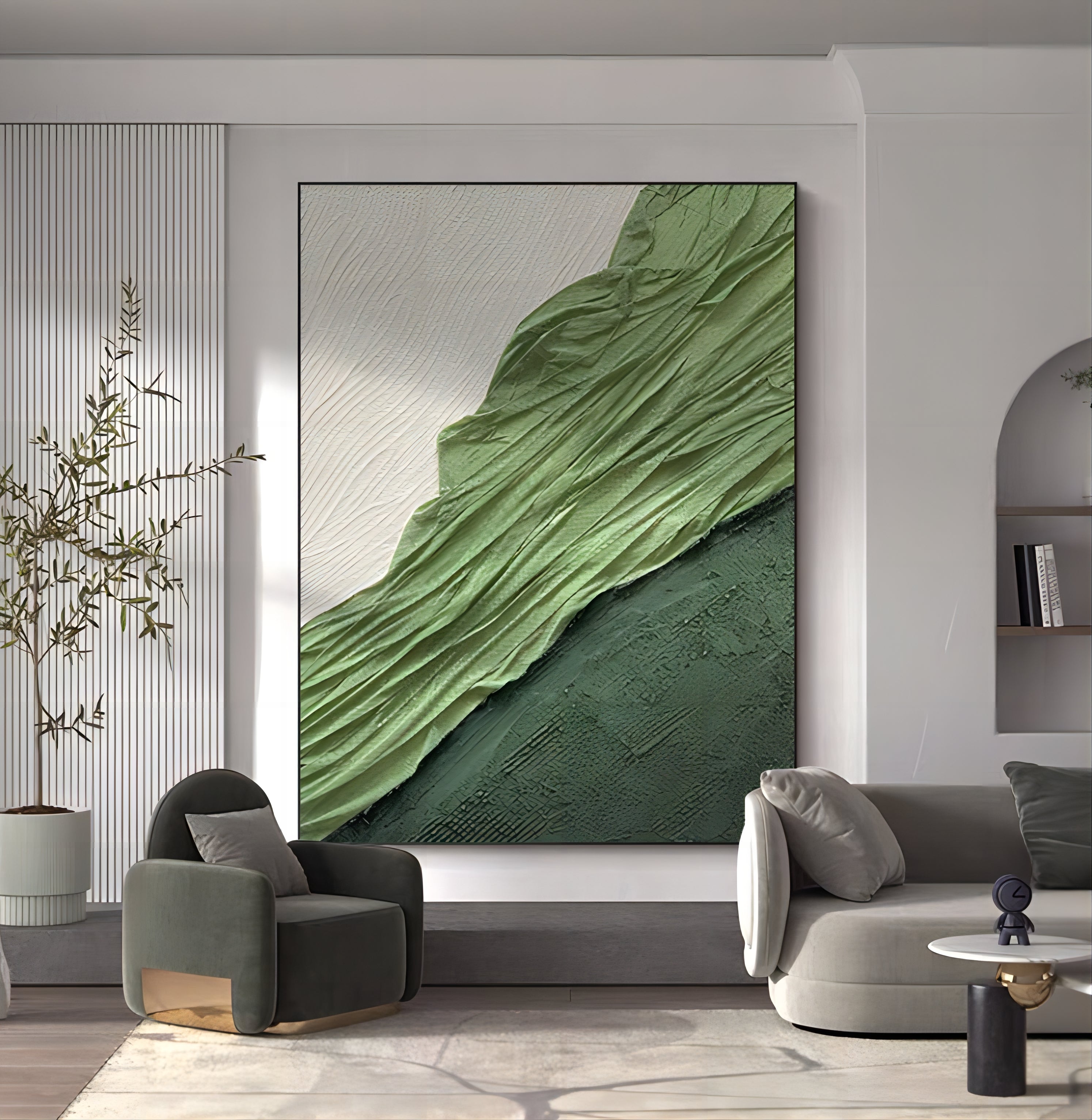 Plaster Art Texture Painting SG003 - Neutralighting