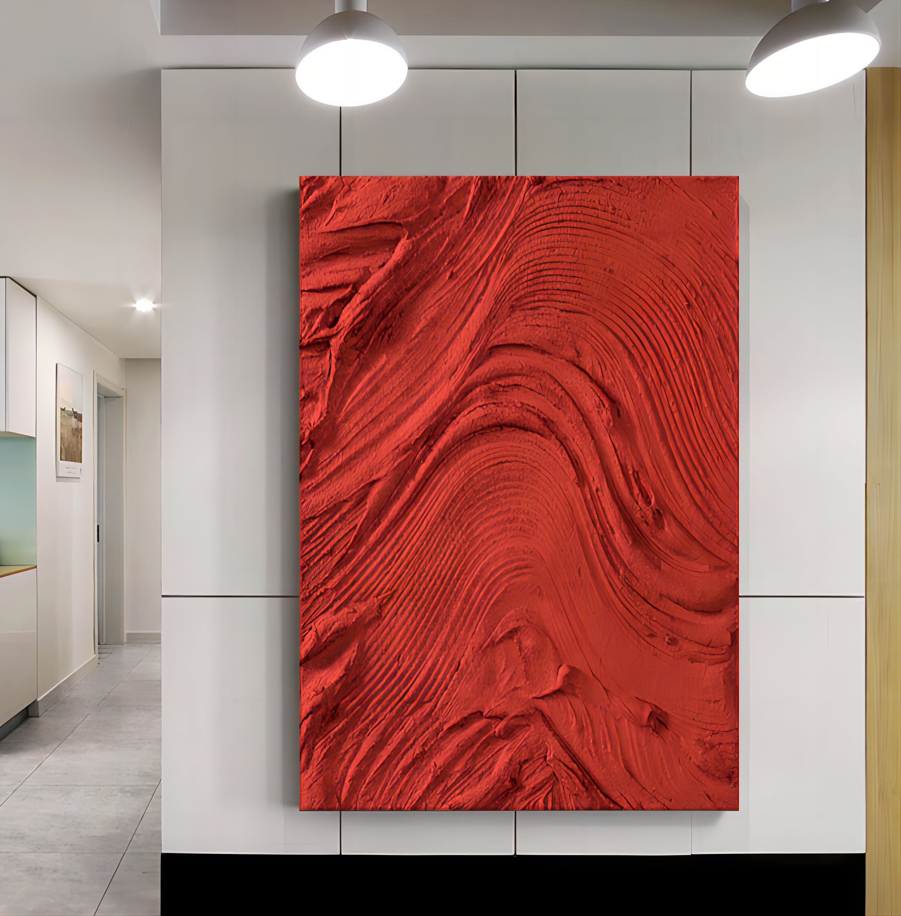 Plaster Art Texture Painting SG006 - Neutralighting
