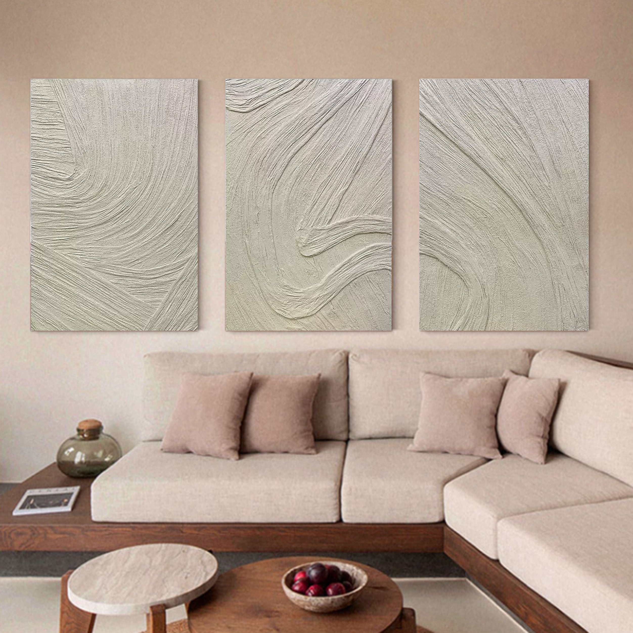 Abstract Painting Set of 3 SP033 - Neutralighting