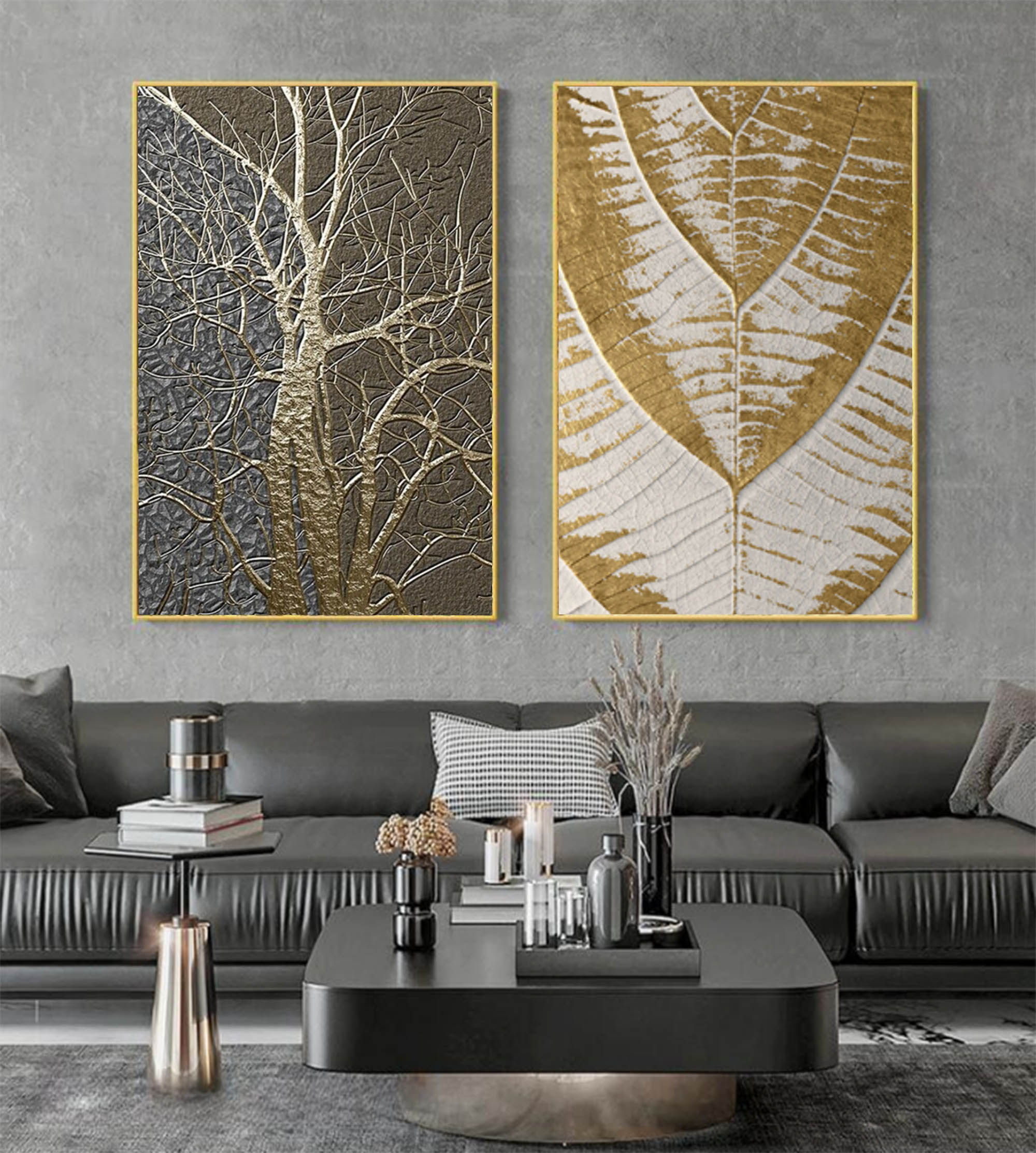 Abstract Painting Set Of 2 SP012 - Neutralighting