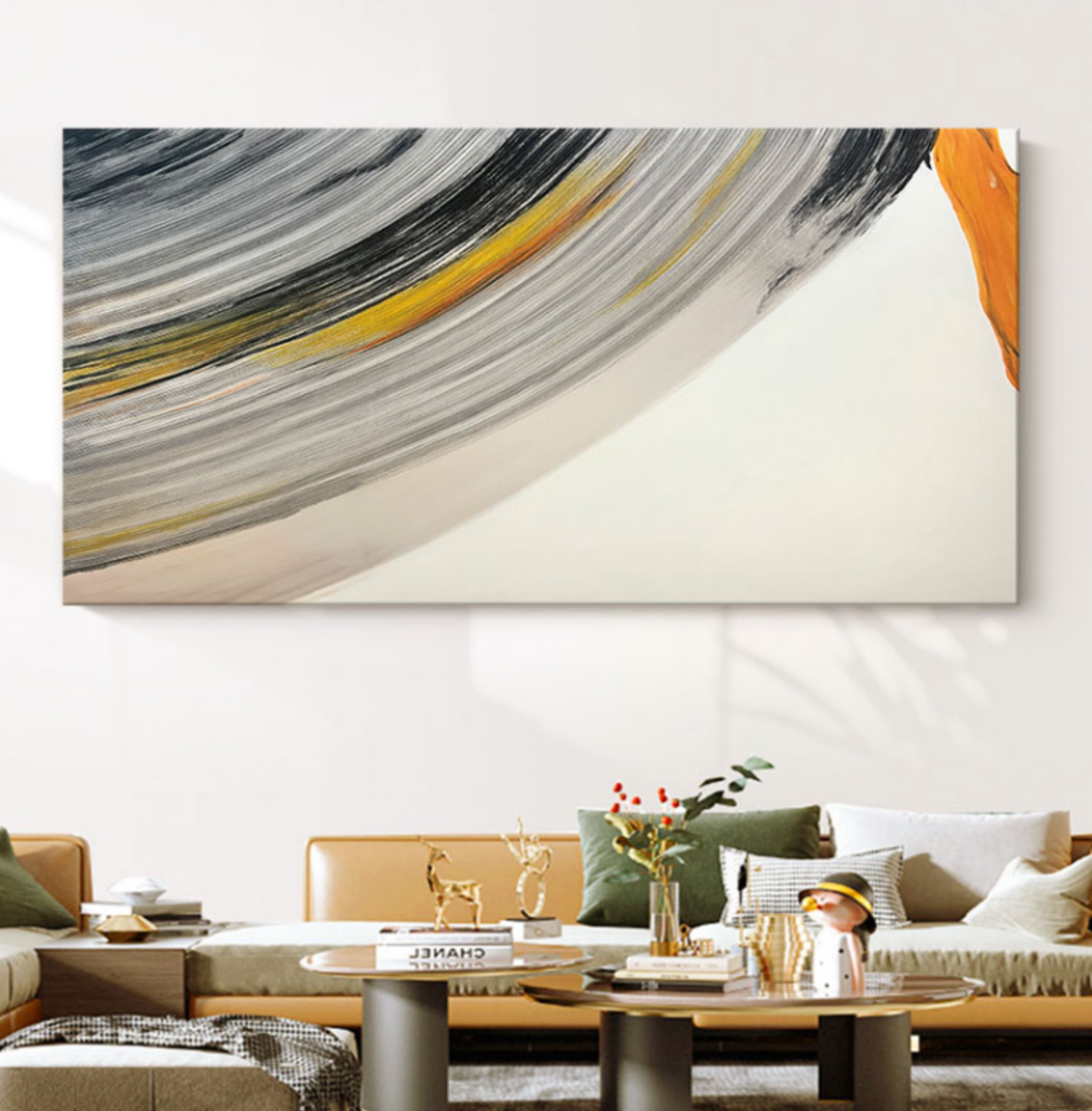 Plaster Art Texture Painting SG068 - Neutralighting