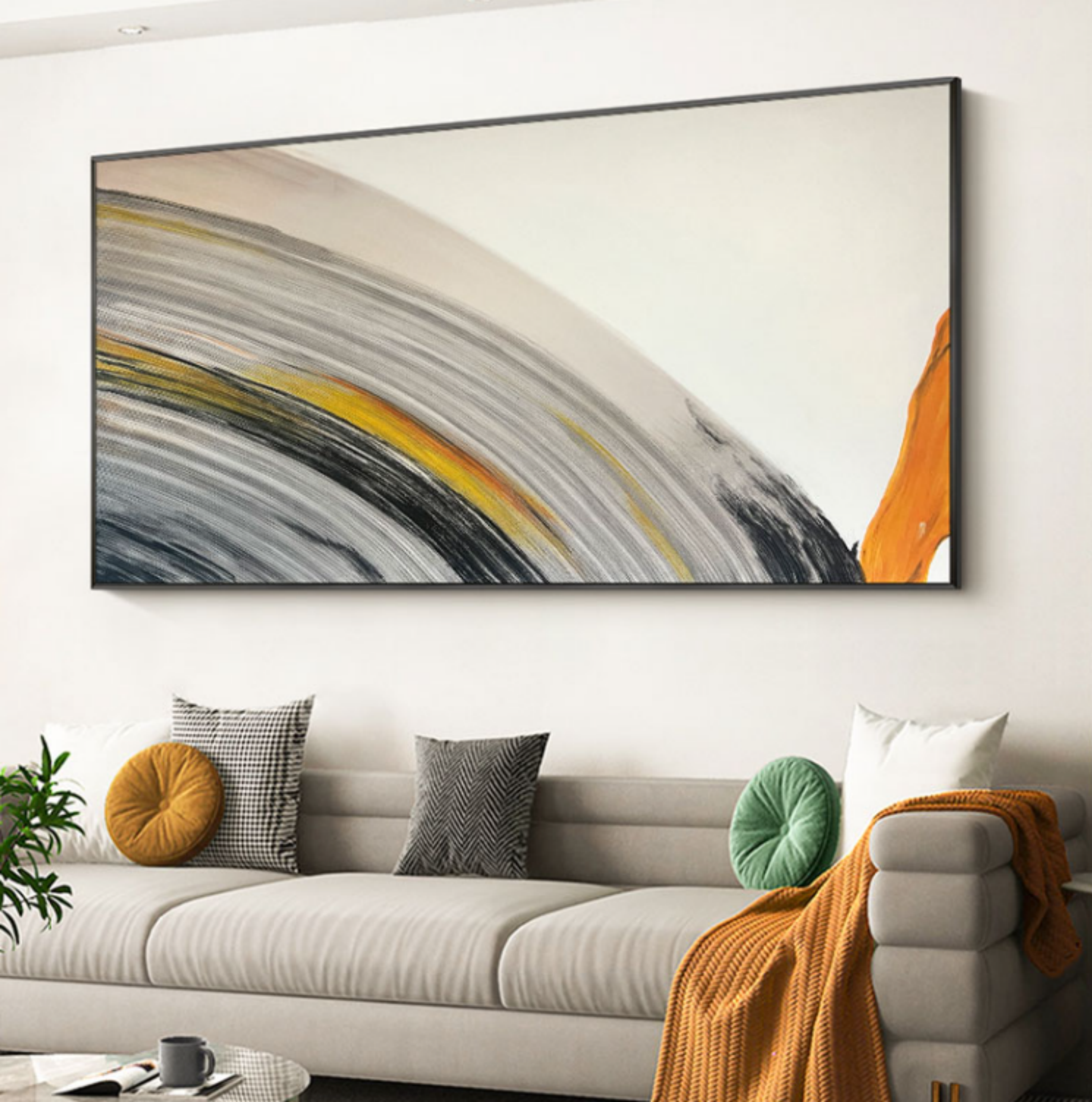 Plaster Art Texture Painting SG068 - Neutralighting