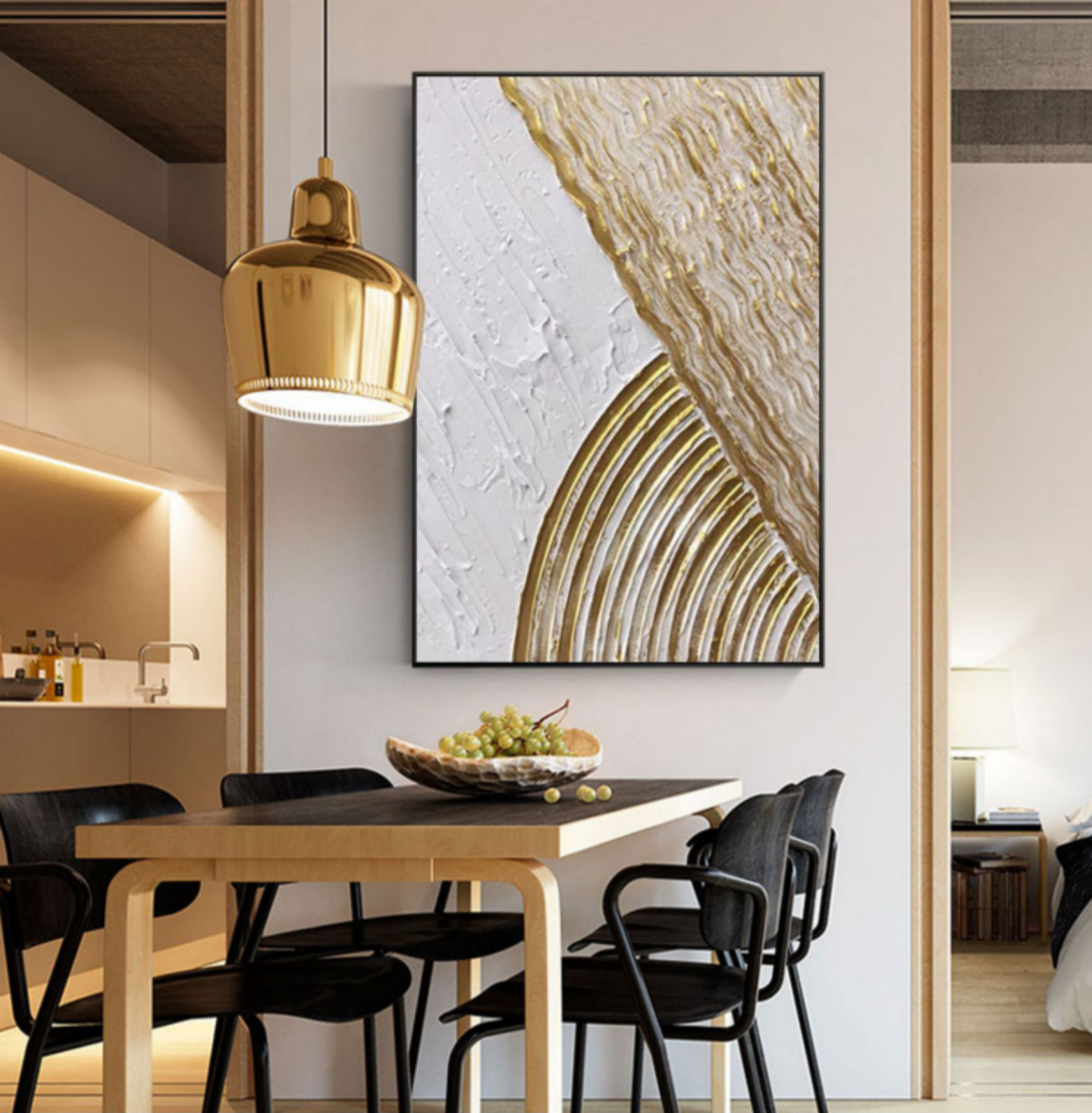 Plaster Art Texture Painting SG074 - Neutralighting