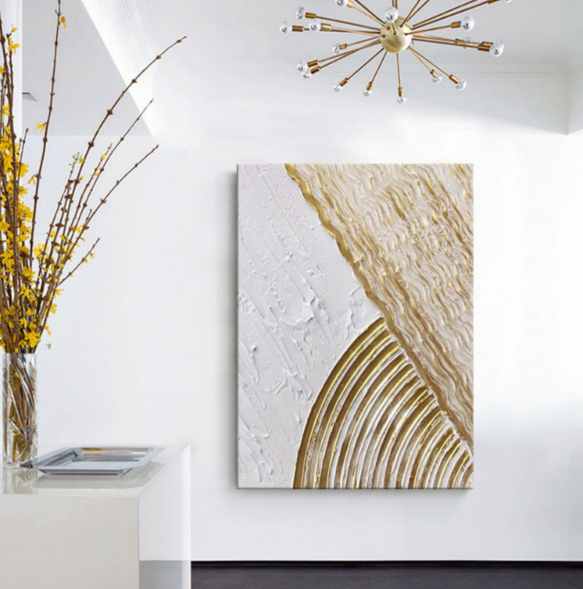 Plaster Art Texture Painting SG074 - Neutralighting