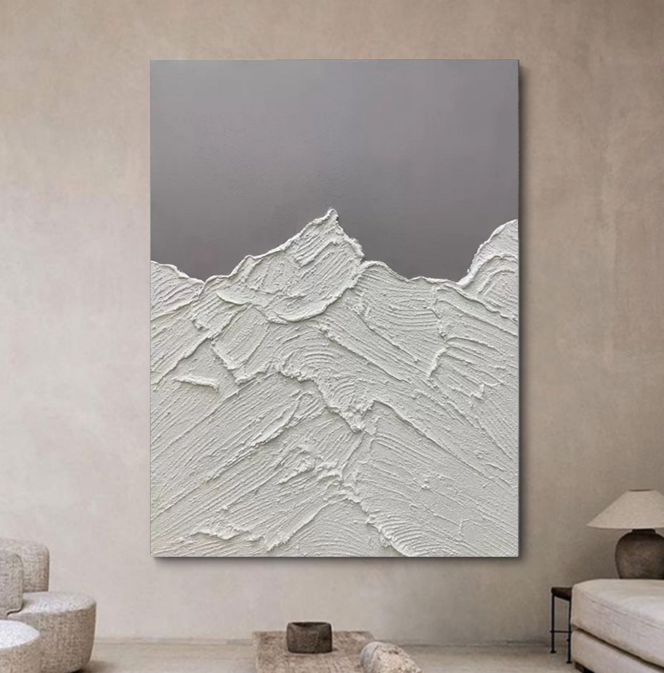 Plaster Art Texture Painting SG080 - Neutralighting