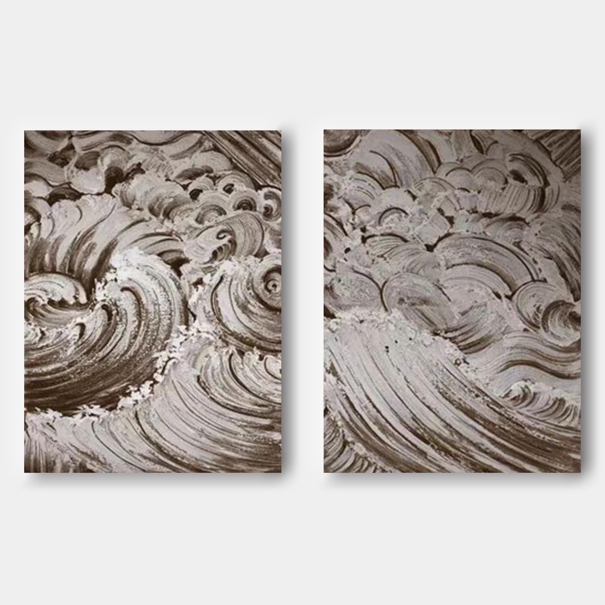 Abstract Painting Set Of 2 SP124 - Neutralighting