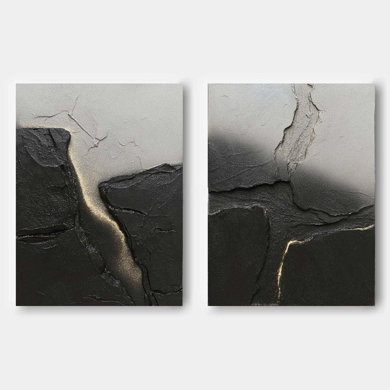 Wall Art Abstract Stone Texture Painting