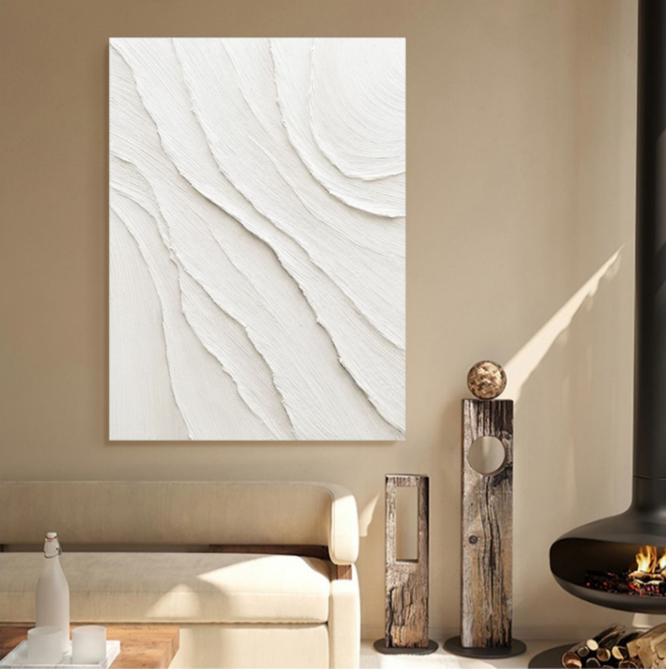 Plaster Art Texture Painting #TX100 - Neutralighting