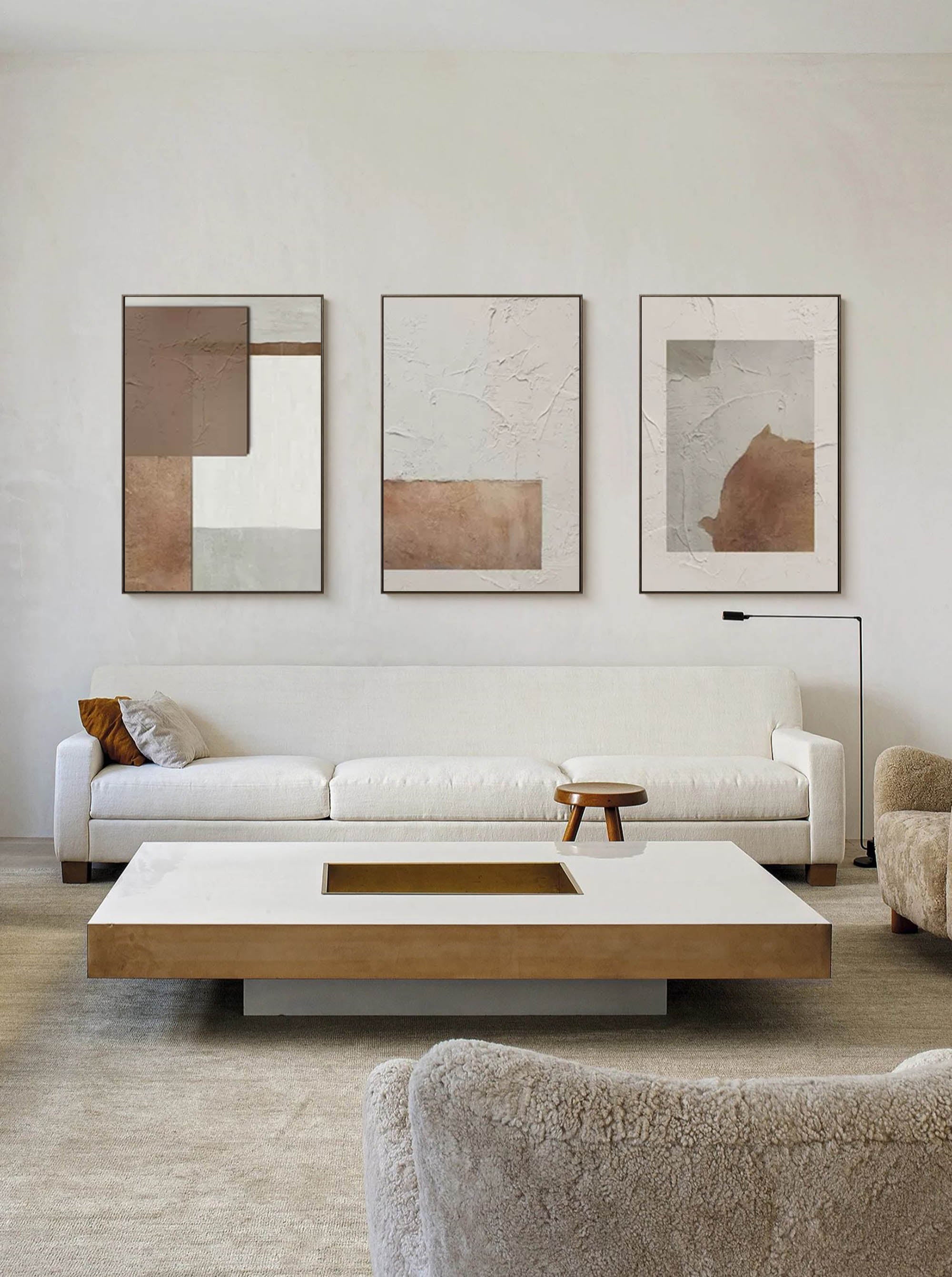 Abstract Painting Set of 3 SP034 - Neutralighting