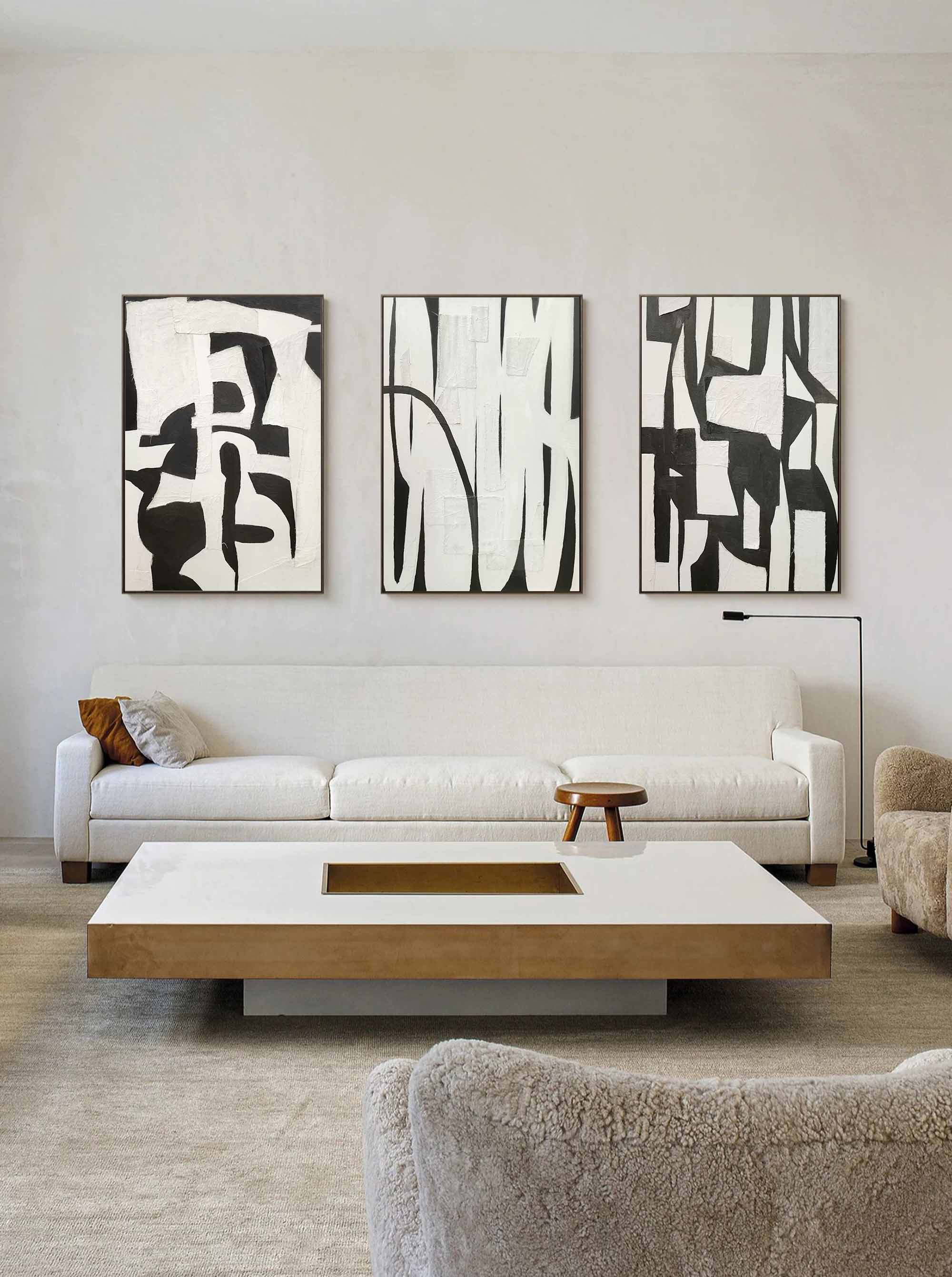 Abstract Painting Set of 3 SP123 - Neutralighting