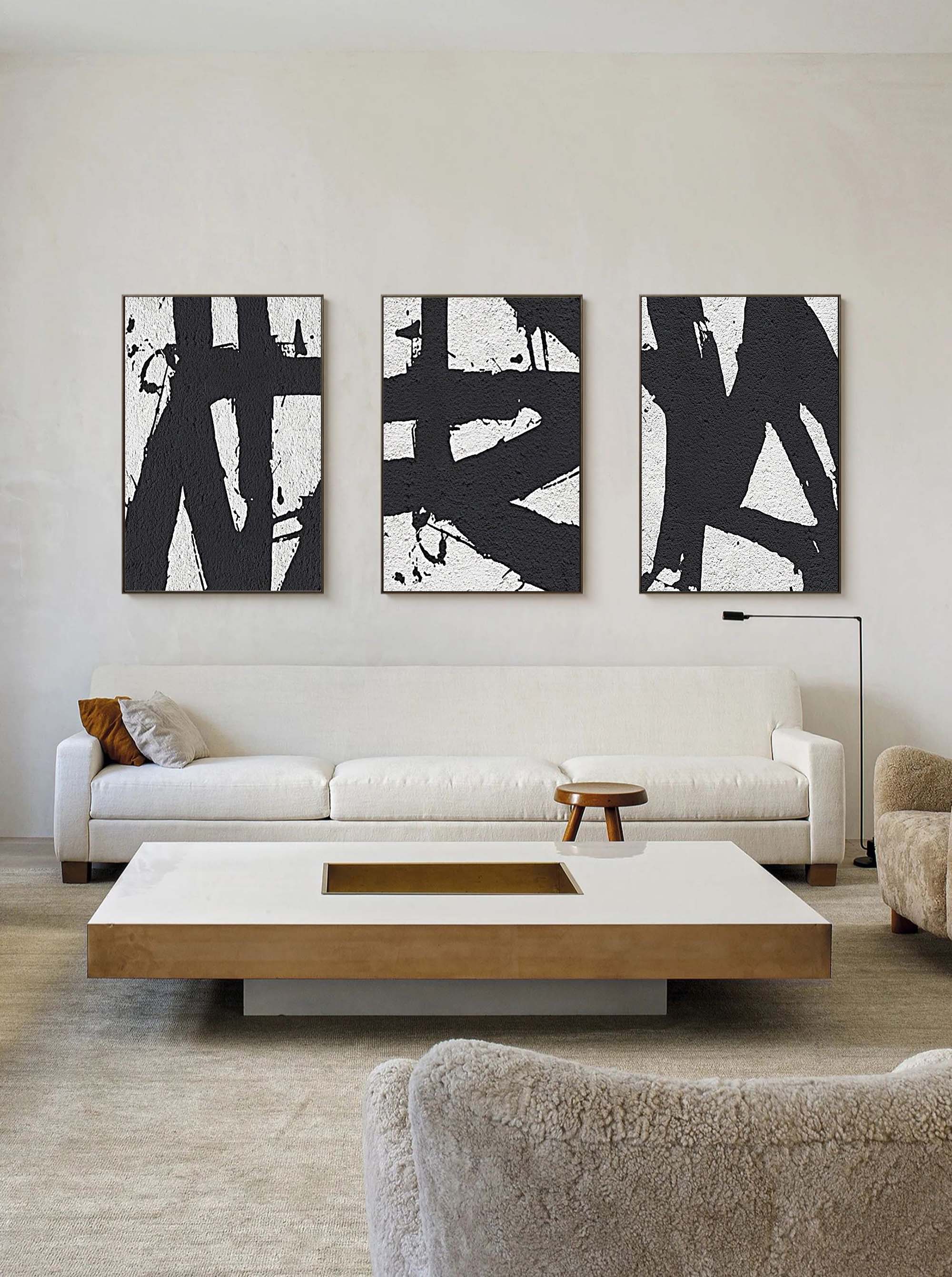 Abstract Painting Set of 3 SP075 - Neutralighting