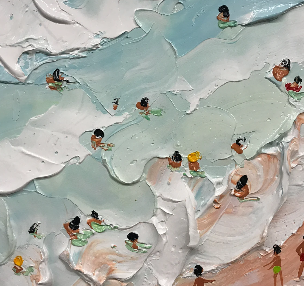 Vacation Plaster Art Texture Painting - Letslighting