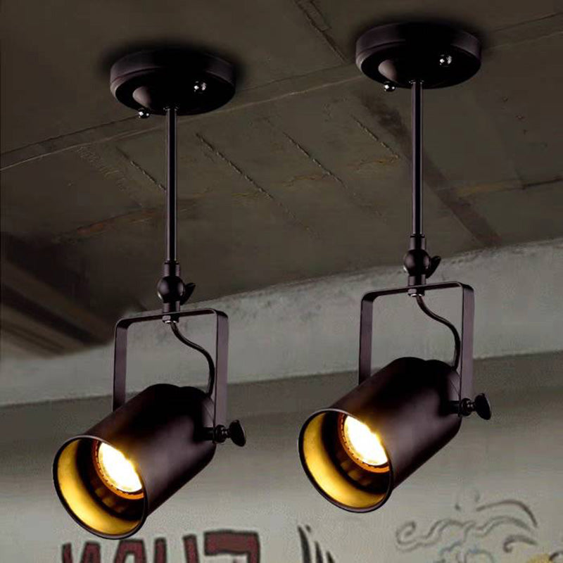 Alessio Industrial Style Rotatable Semi-Flush Mount Ceiling Light - Neutralighting