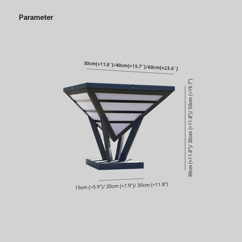Ray Modern Diamond Metal Outdoor Landscape Pathway Light - Neutralighting