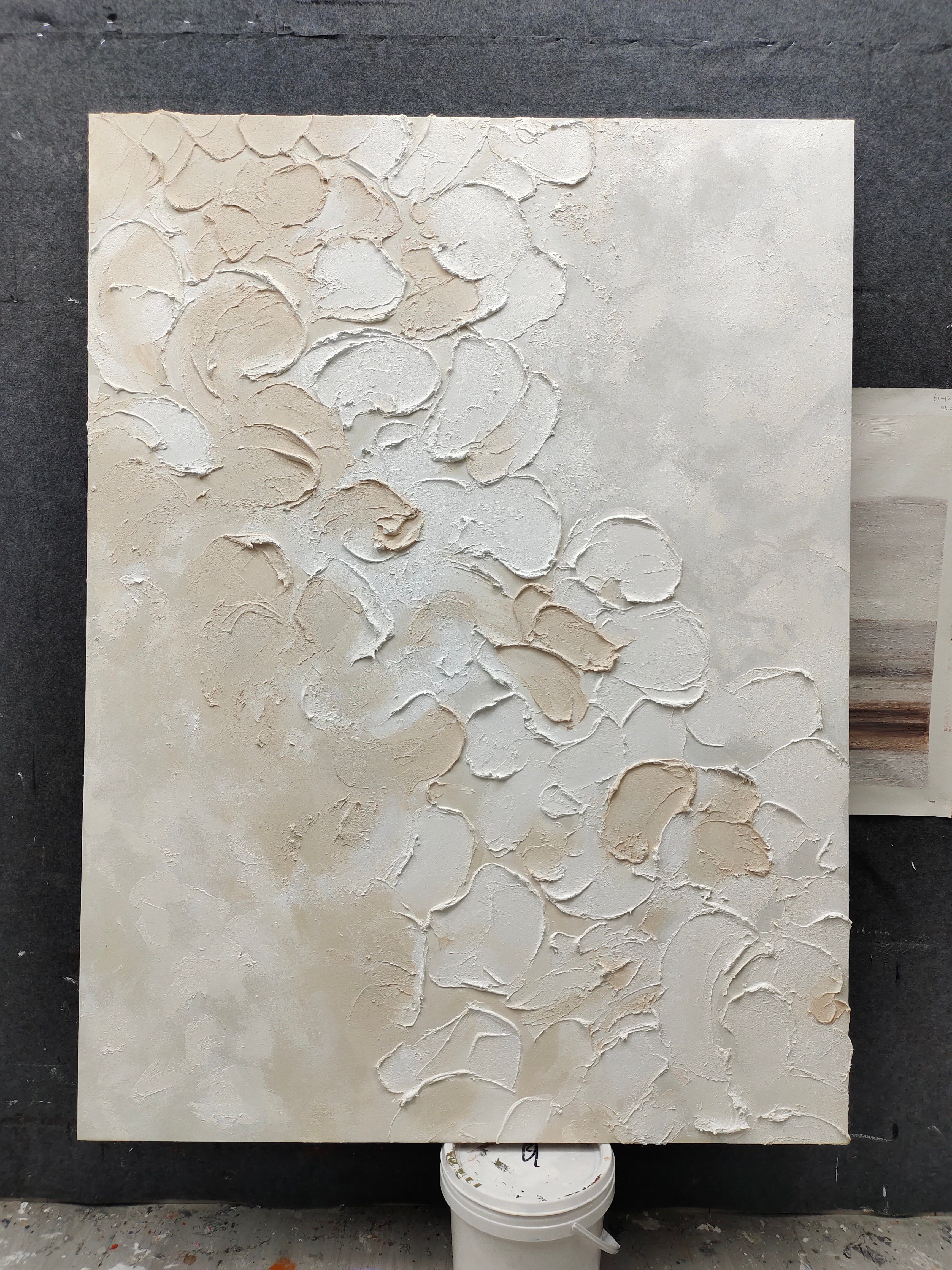 Plaster Art Texture Painting SG165 - Neutralighting