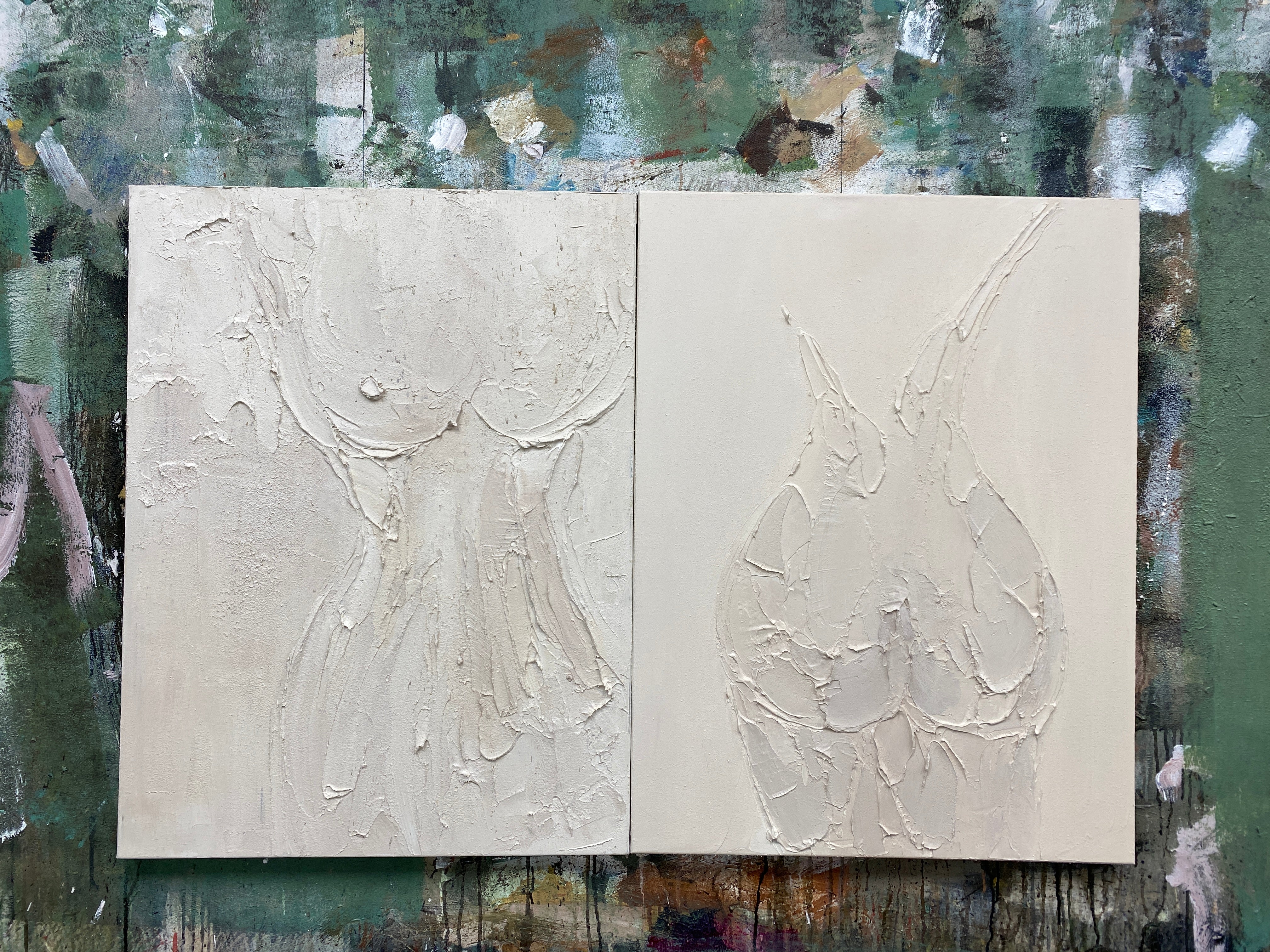 Wall Art Abstract Relief Serene Modern