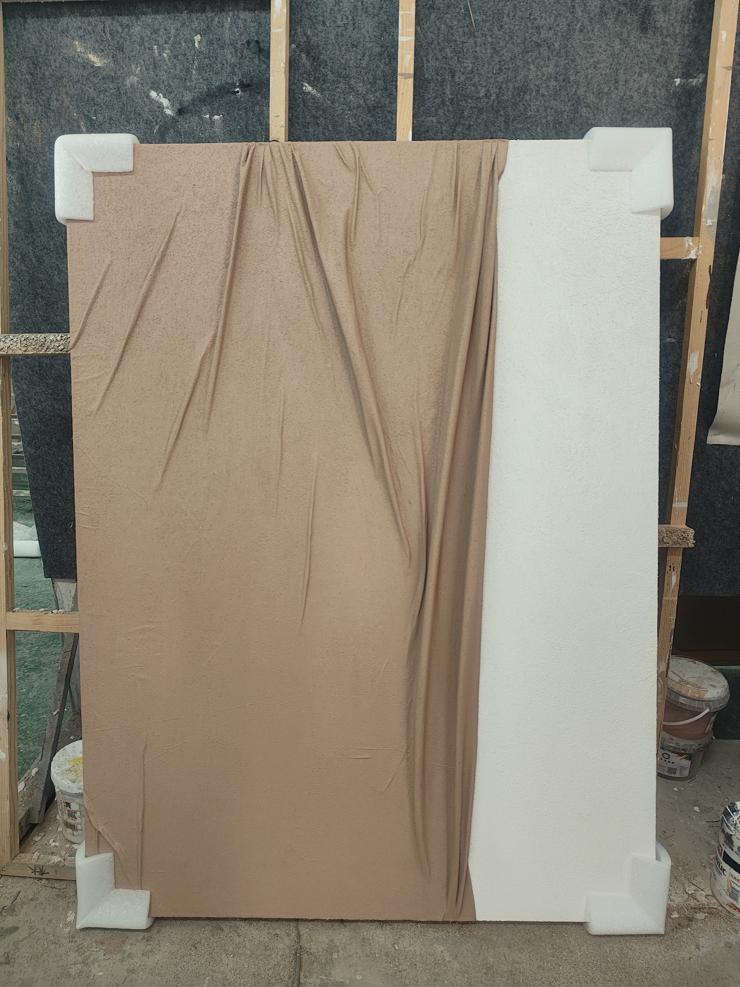 Wall Art Minimalist Warm Serene Fabric
