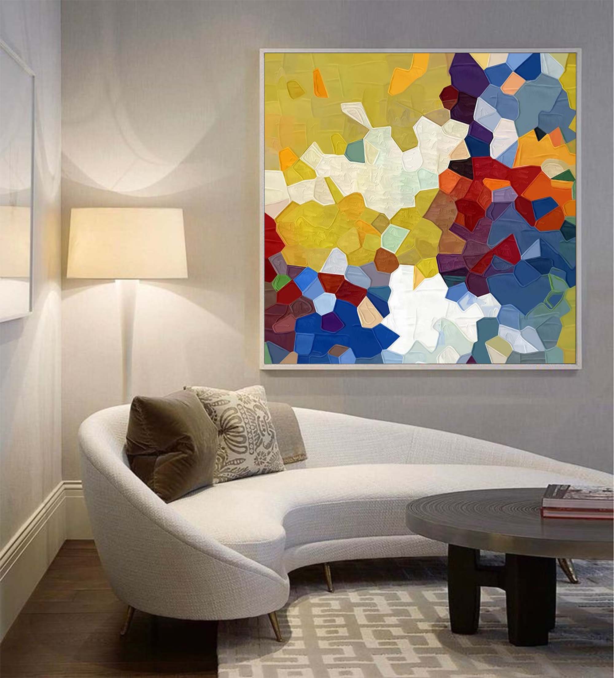 Abstract Canvas Art AB253 - Neutralighting