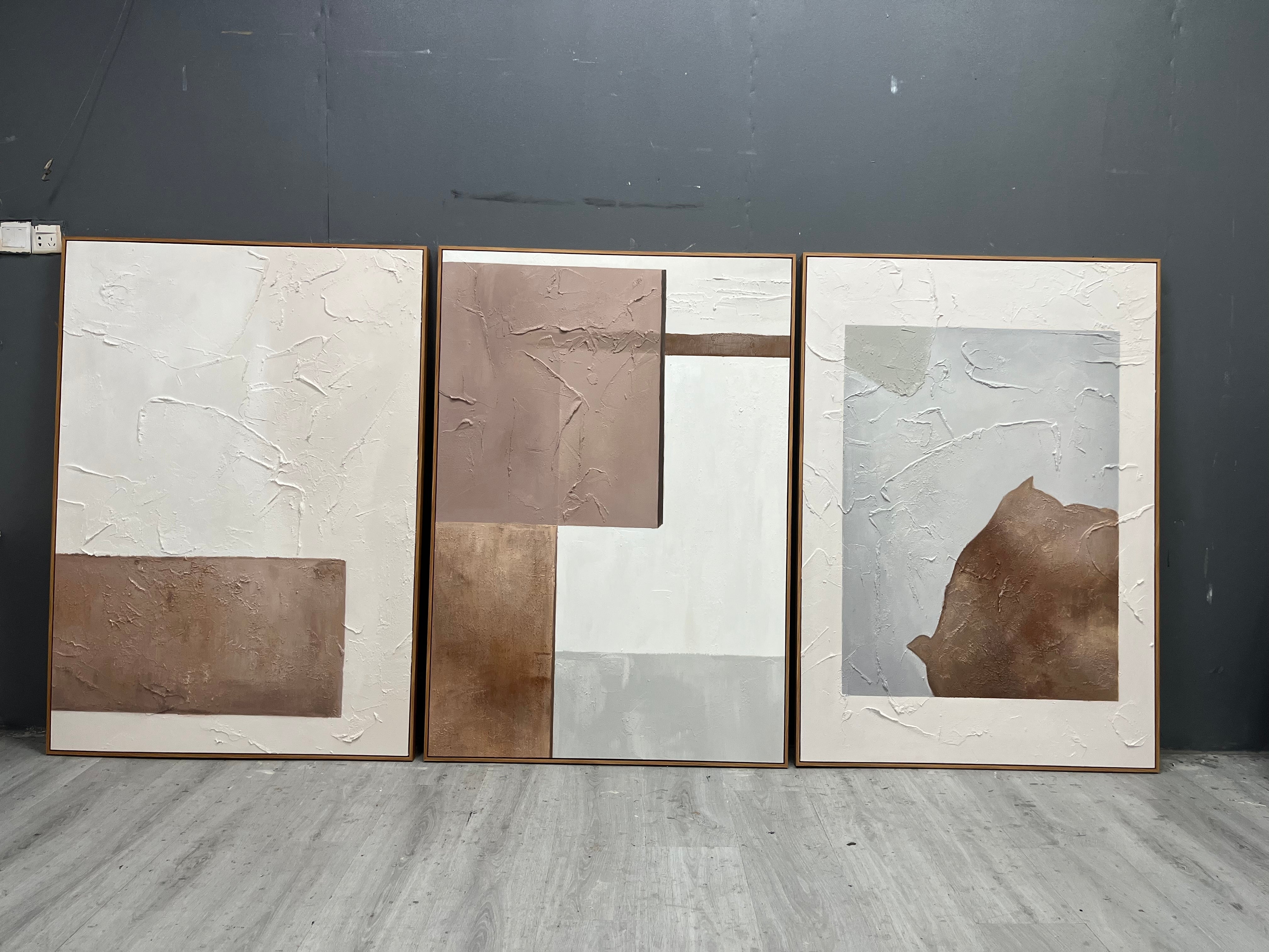 Abstract Painting Set of 3 SP034 - Neutralighting