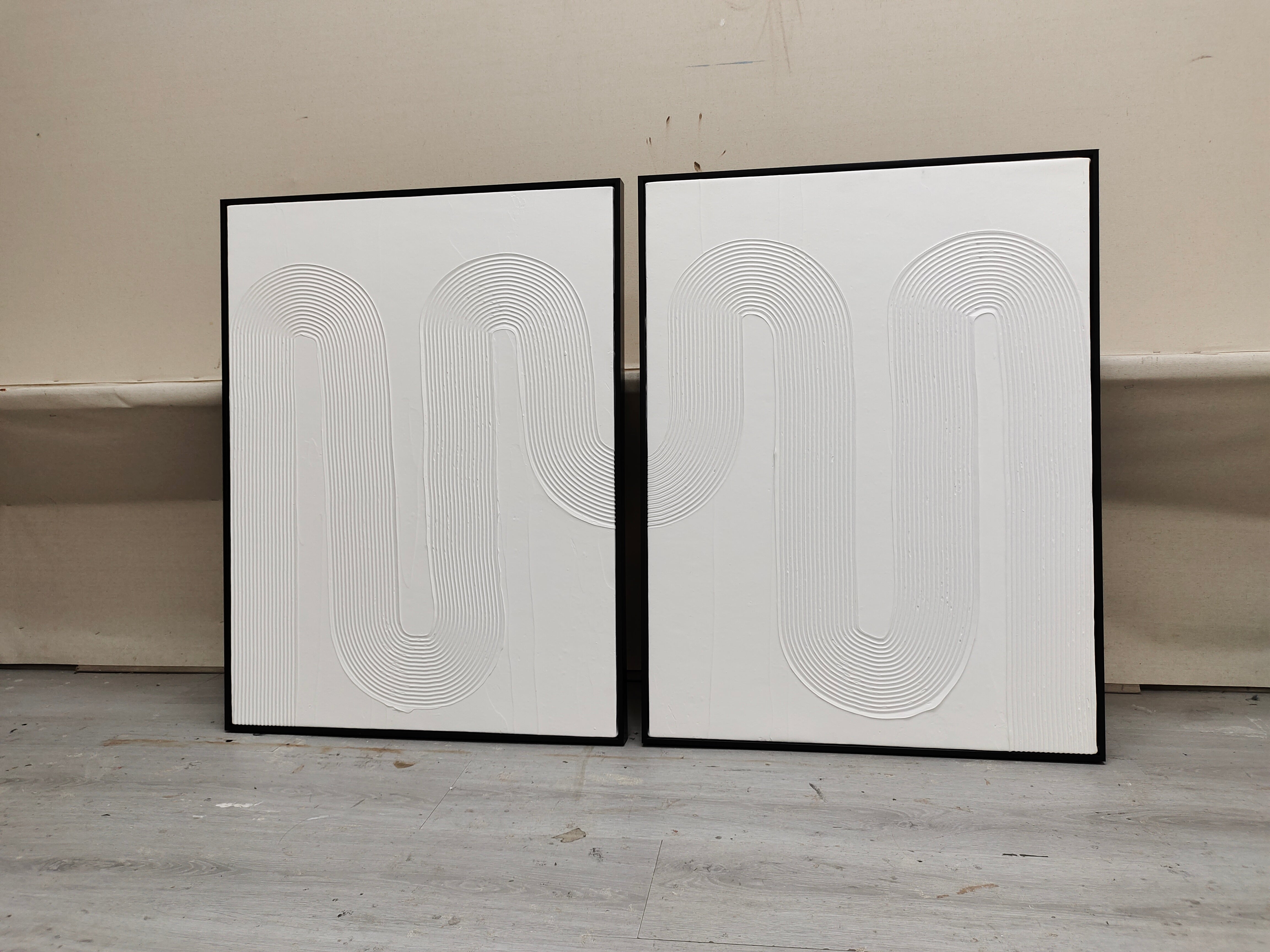 Abstract Painting Set Of 2 SP043 - Neutralighting