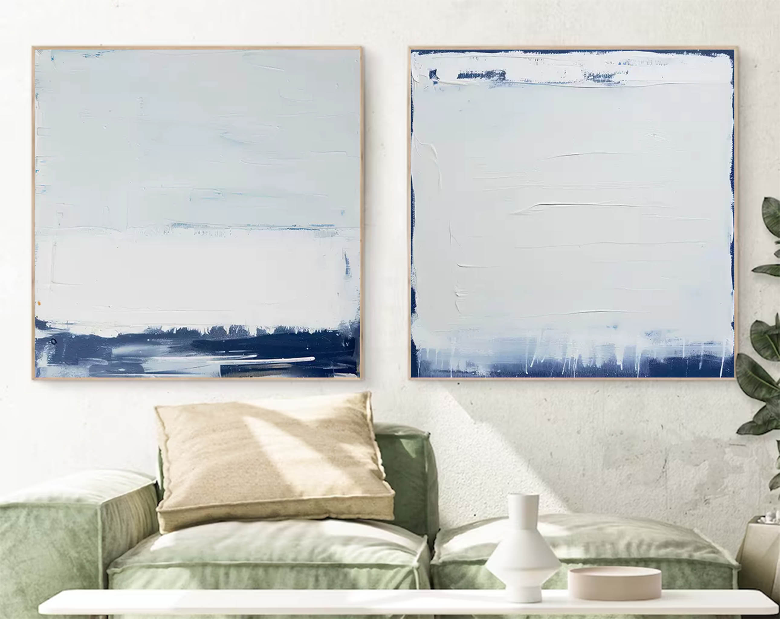 Wall Art Abstract Serene Calm Moody